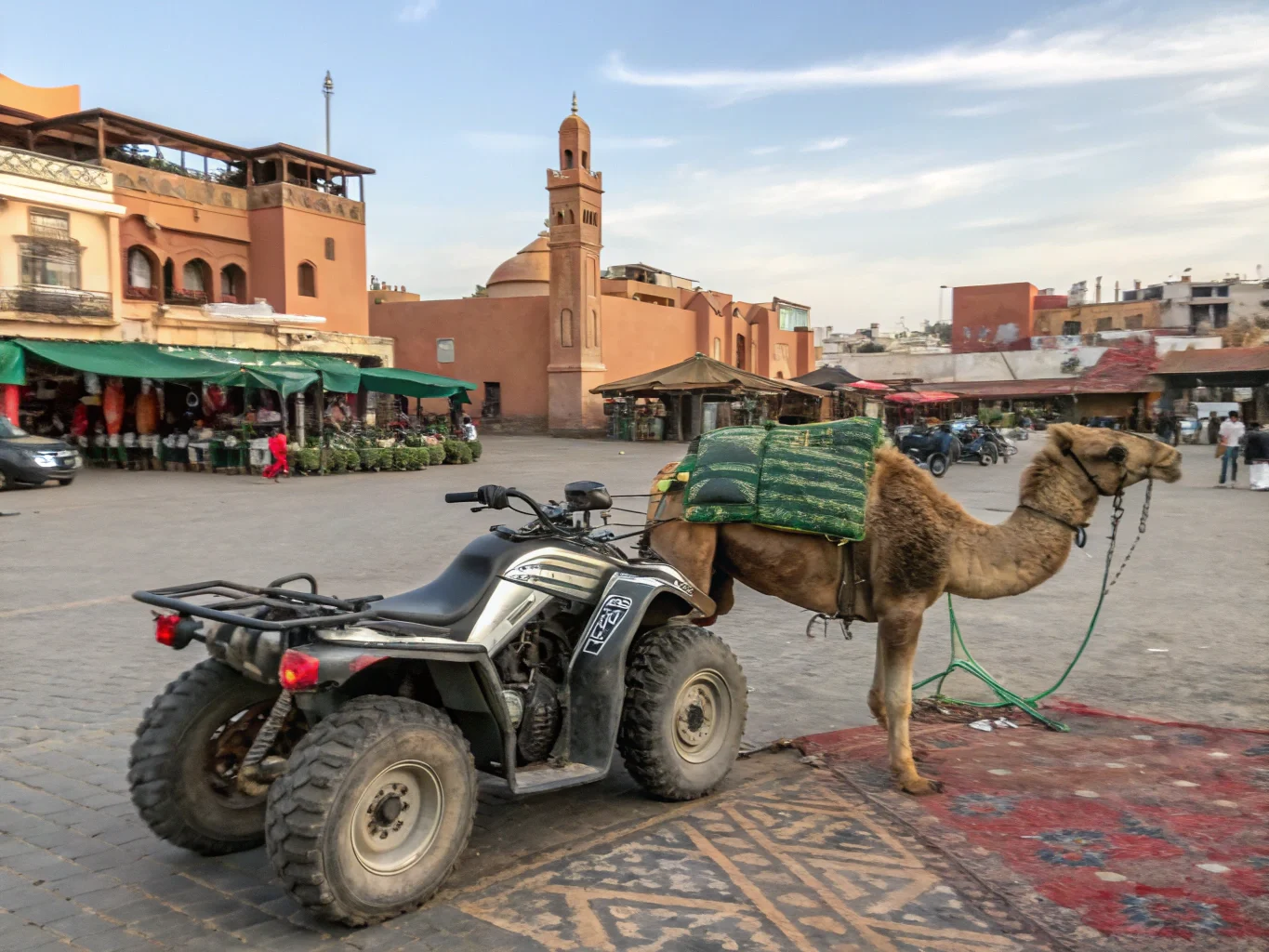 quad balade dromadaire marrakech